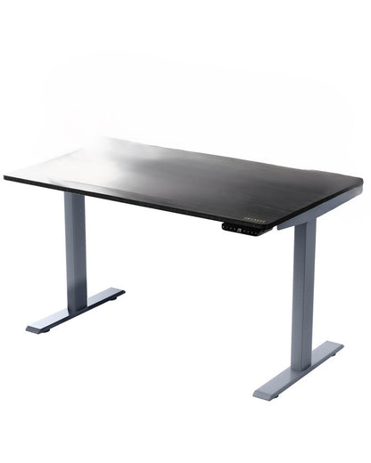 48" Adjustable Black and Gray Stainless Steel Standing Desk