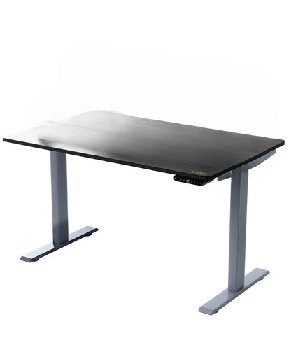 Adjustable Black and Gray Stainless Steel Rolling Standing Desk
