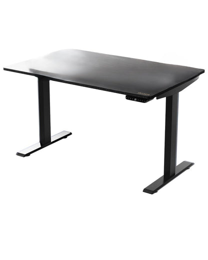 48" Adjustable Black Stainless Steel Computer Desk