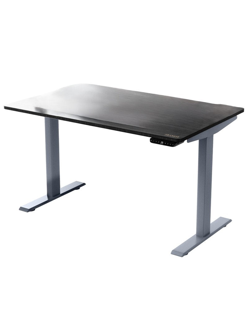 48" Adjustable Black and Gray Standing Desk