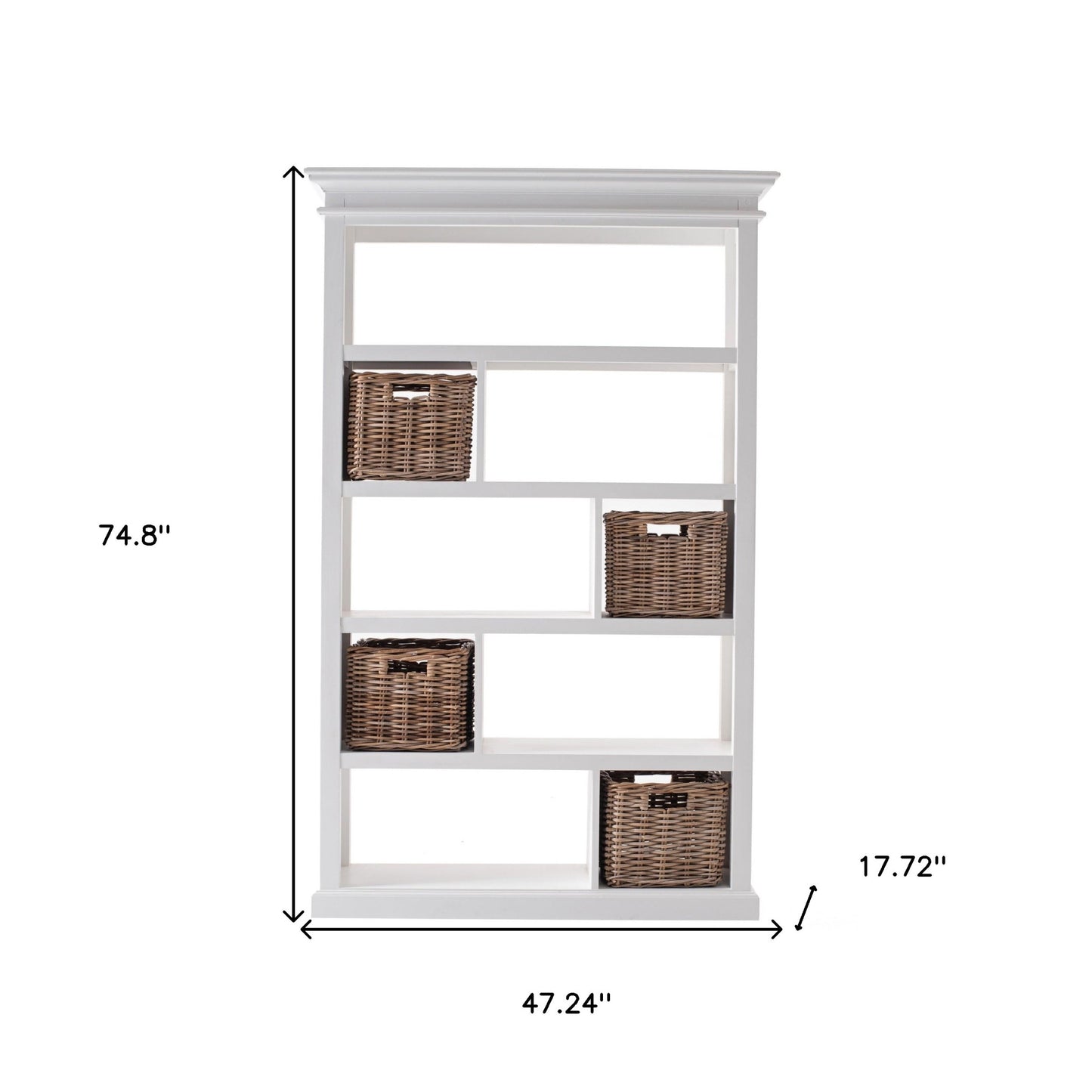 47" White Accent Cabinet