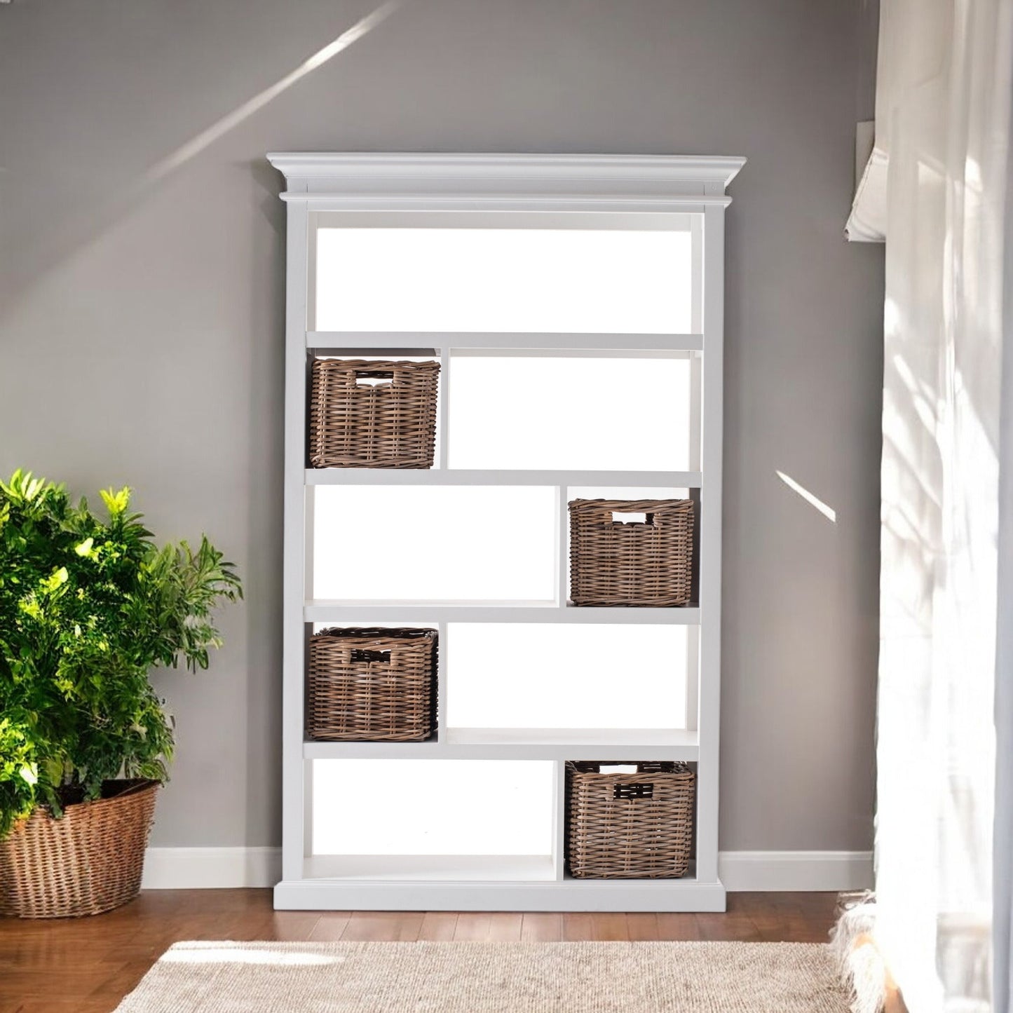 47" White Accent Cabinet