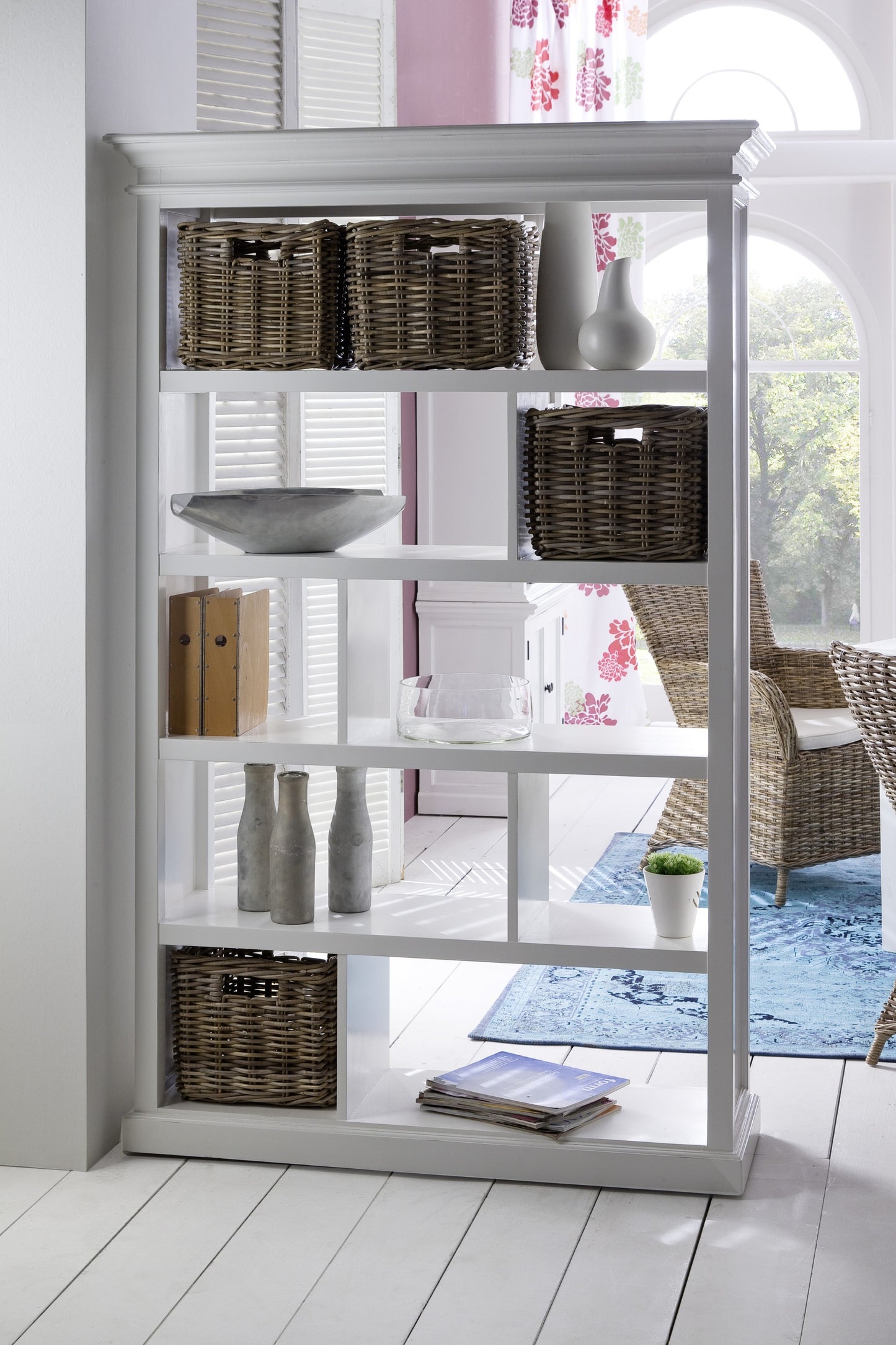 47" White Accent Cabinet