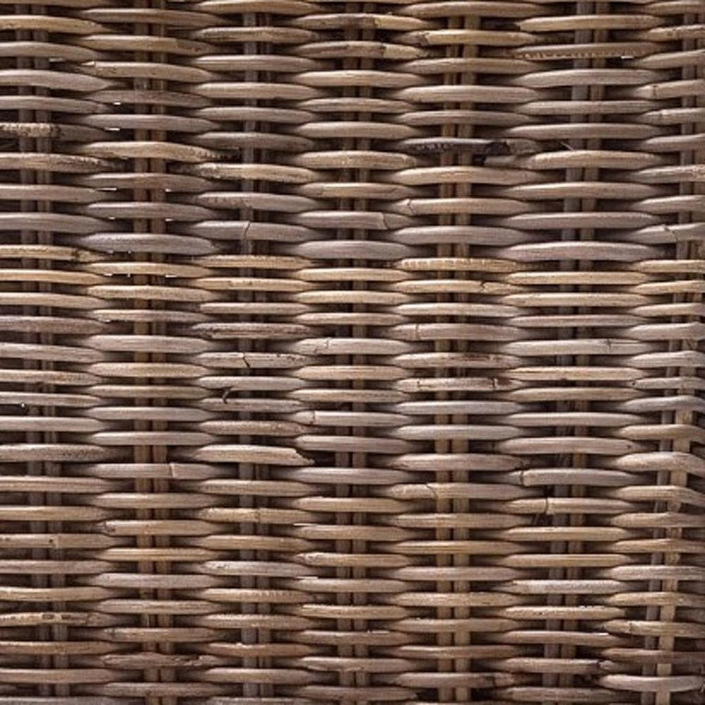 Set of Two Cream and Brown Dining Parsons Chairs