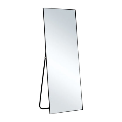 71" Black Metal Framed Standing Mirror