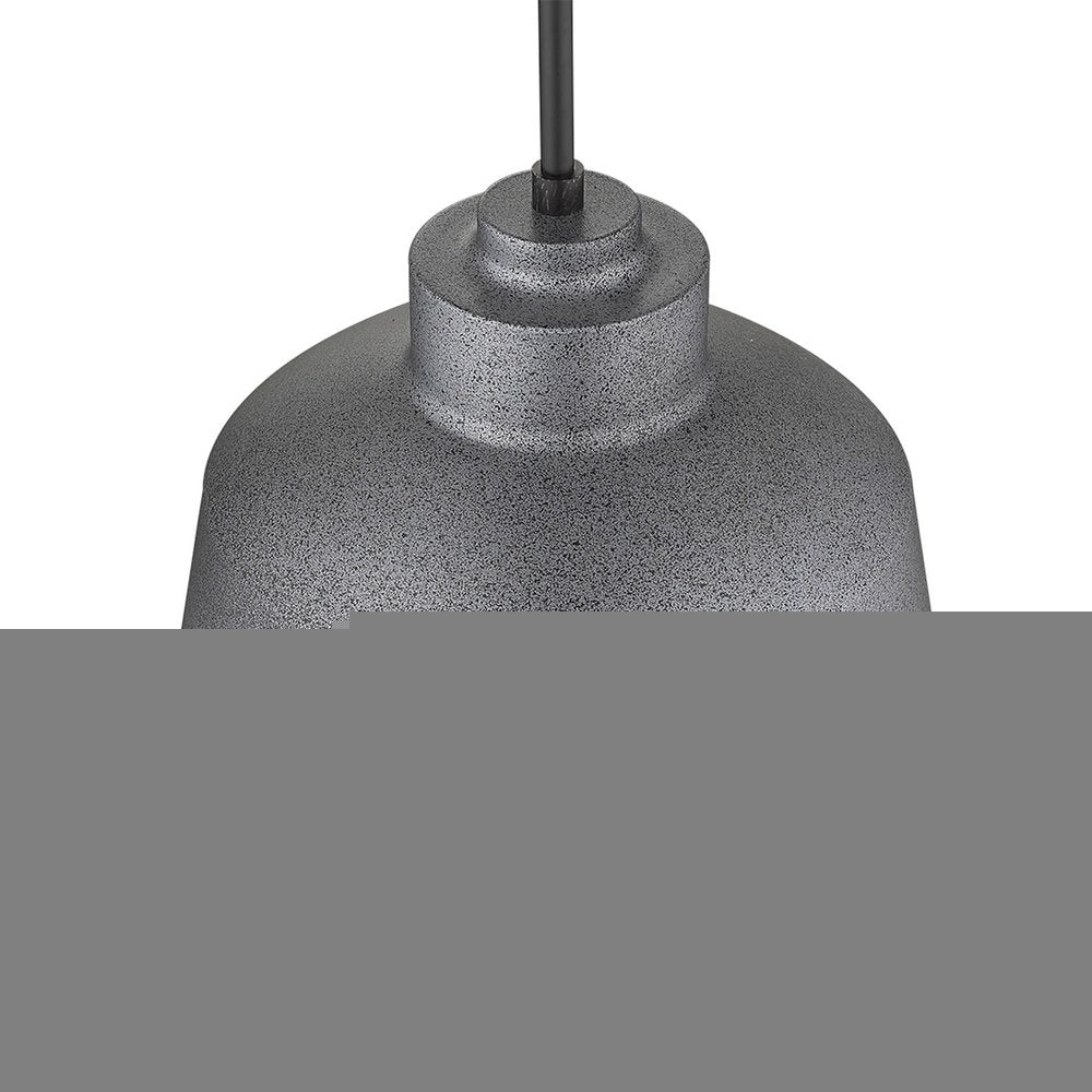 Barnes 1-Light Gray Convertible Pendant