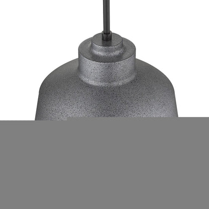 Barnes 1-Light Gray Convertible Pendant