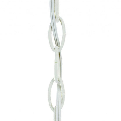 White Glass Globe Hanging Light