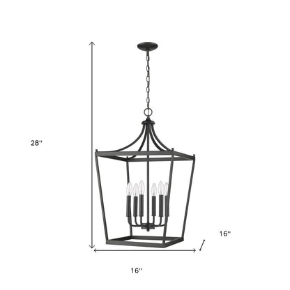 Kennedy 6-Light Matte Black Pendant