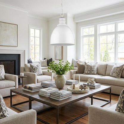 Colby 1-Light White Pendant