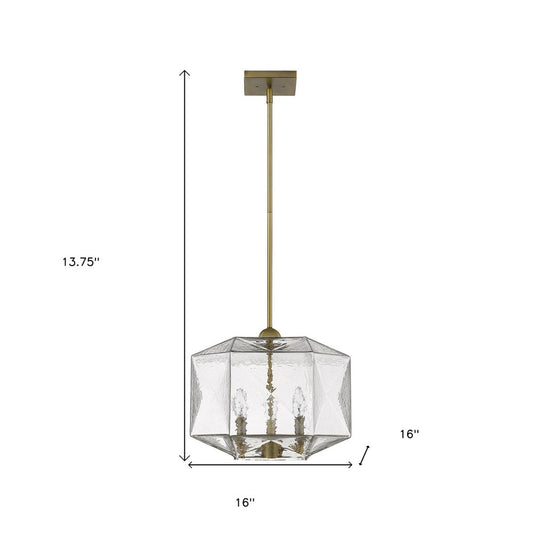 Bronze Metal Three Light Dimmable Ceiling Light With Copper Shades