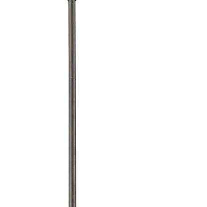 Loft 1-Light Oil-Rubbed Bronze Wire Globe Pendant With Etched Glass Interior Shade