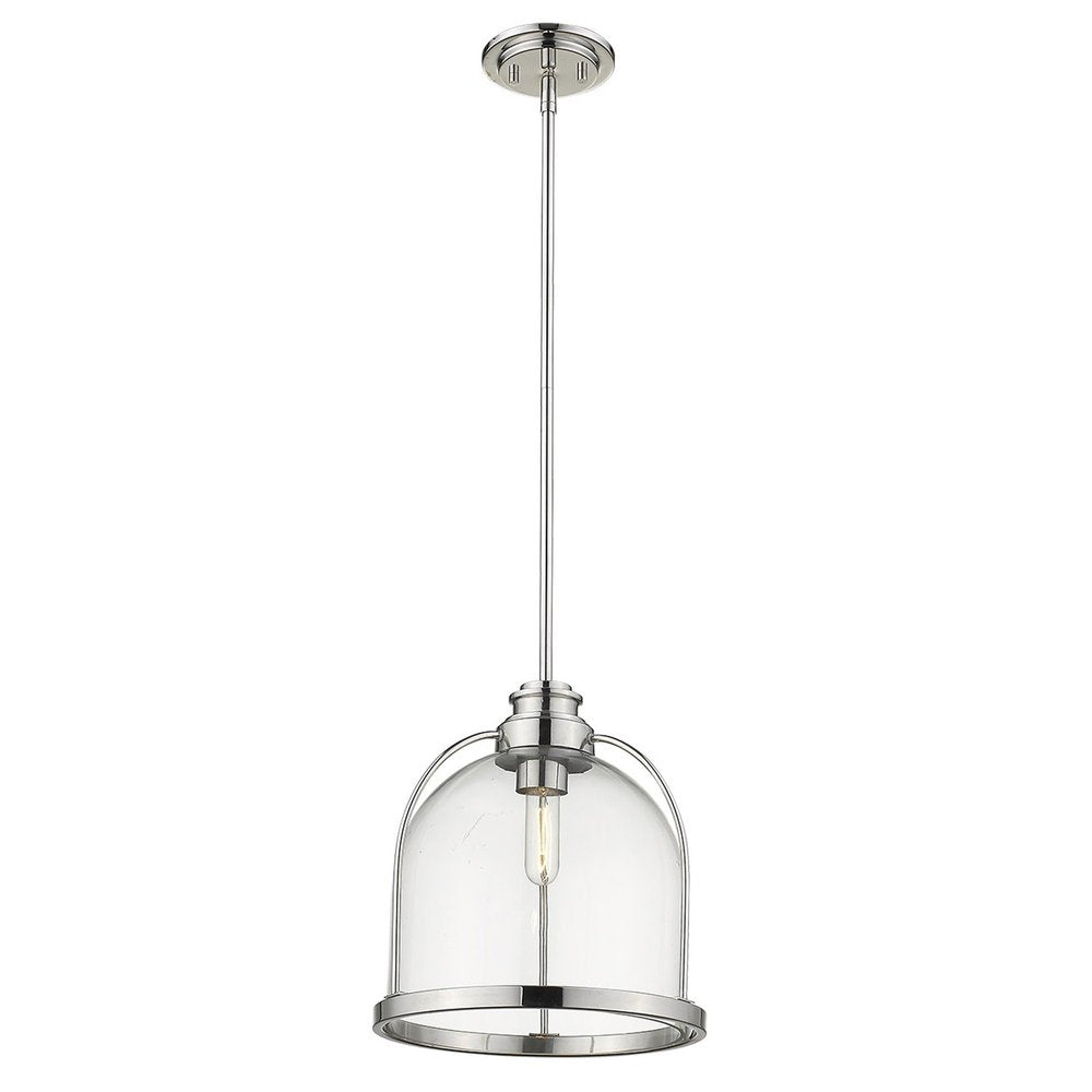 Stanton 1-Light Polished Nickel Pendant
