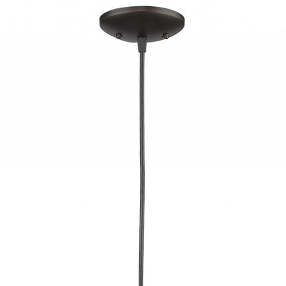 Industrial Brushed Bronze Hanging Light