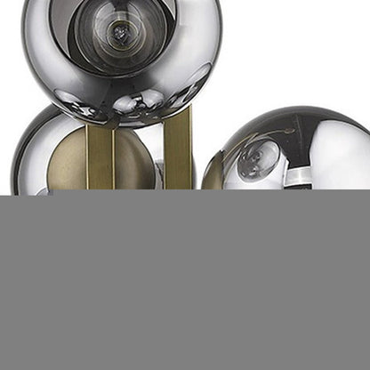 Lunette 6-Light Aged Brass Pendant