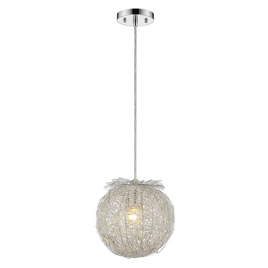White Metal Dimmable Ceiling Light With White Shades