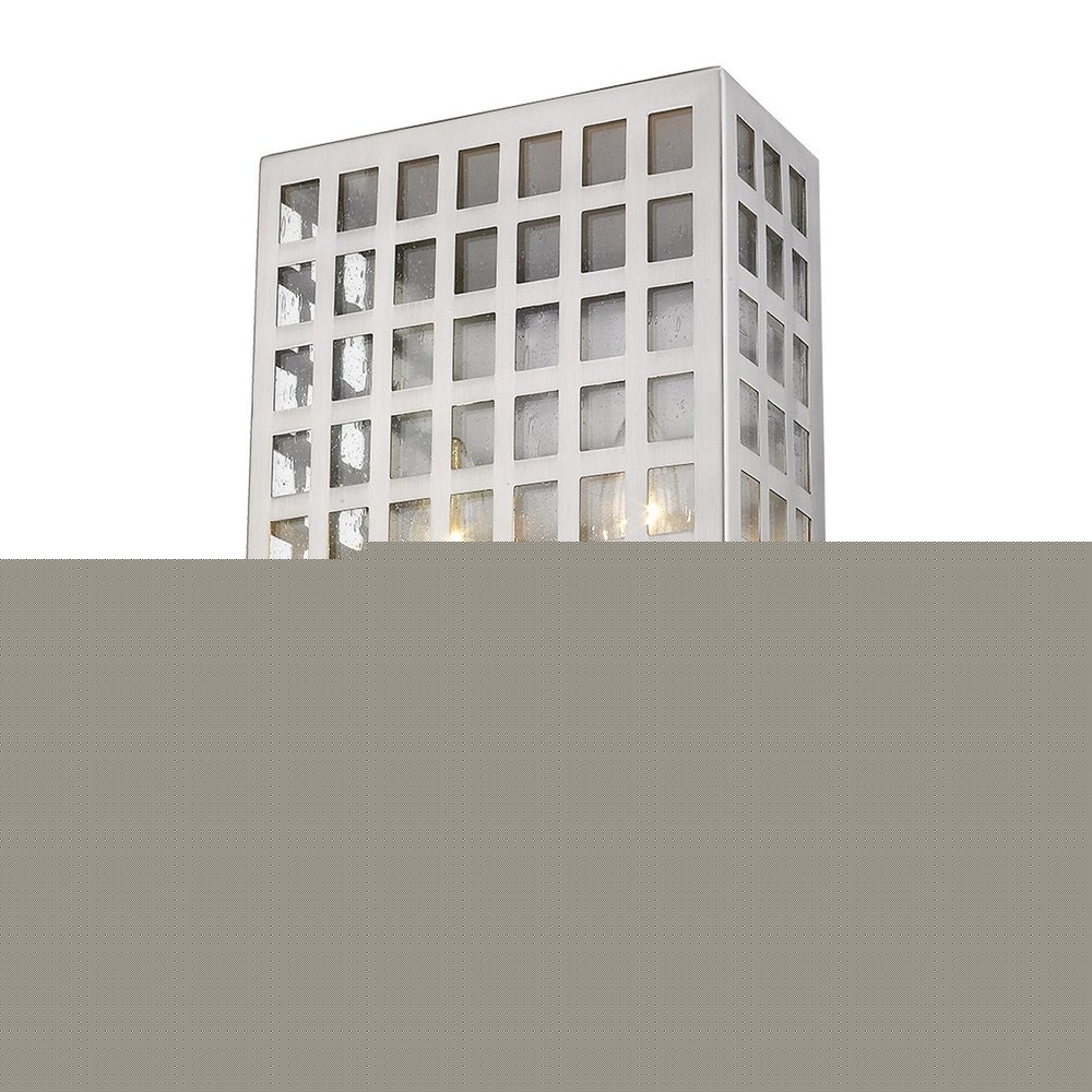 Letzel 2-Light Satin Nickel ADA Wall Sconce