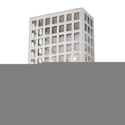 Letzel 2-Light Satin Nickel ADA Wall Sconce