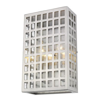 Letzel 2-Light Satin Nickel ADA Wall Sconce