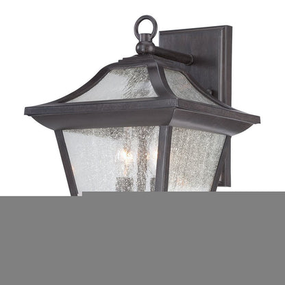 XL Matte Black Birdhouse Shape Outdoor Wall Light