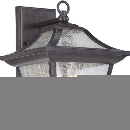 XL Matte Black Birdhouse Shape Outdoor Wall Light
