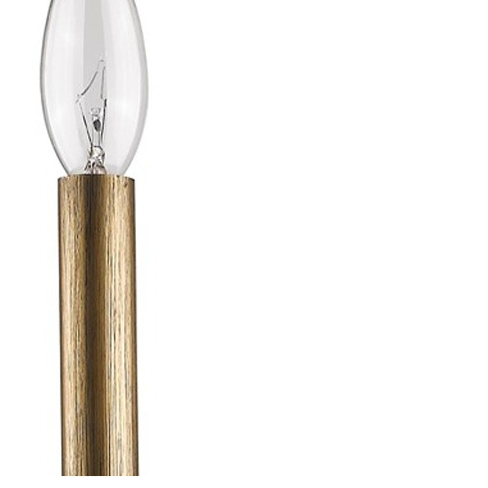 Light Gold Wall Sconce with Crystal Accent