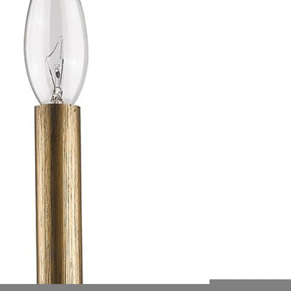 Light Gold Wall Sconce with Crystal Accent