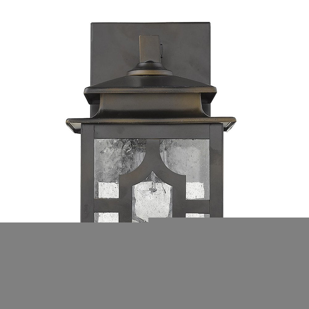 Antique Bronze Outdoor Lantern Wall Light