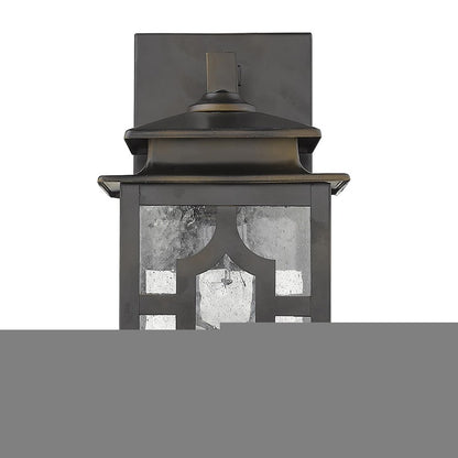 Antique Bronze Outdoor Lantern Wall Light