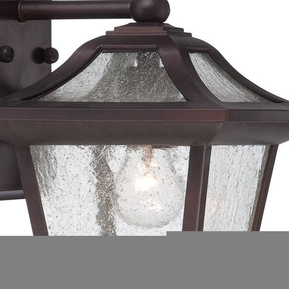 Antique Bronze Birdhouse Shape Outdoor Wall Light