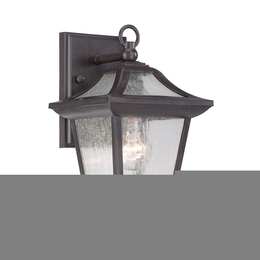 Matte Black Birdhouse Shape Outdoor Wall Light