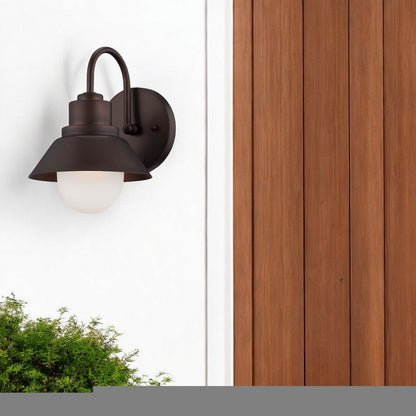 Bronze Lamp Shade Wall Light
