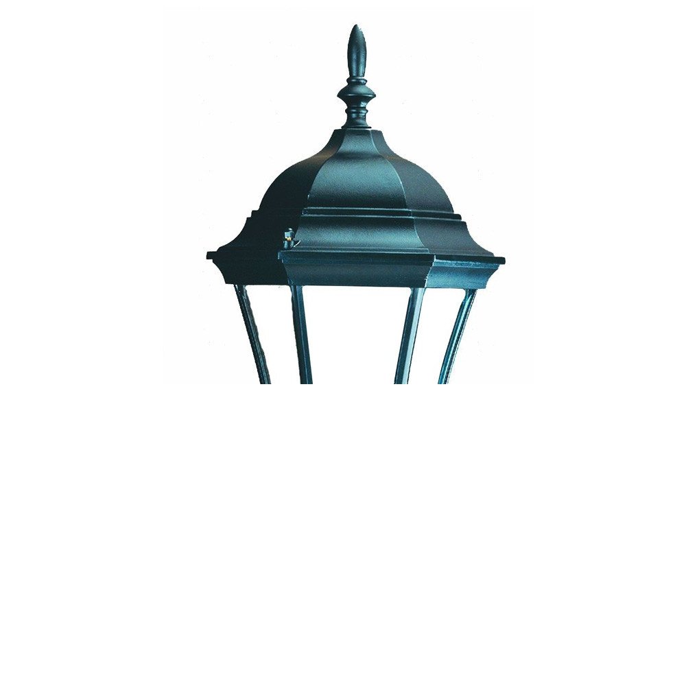 Matte Black Carousel Lantern Wall Light