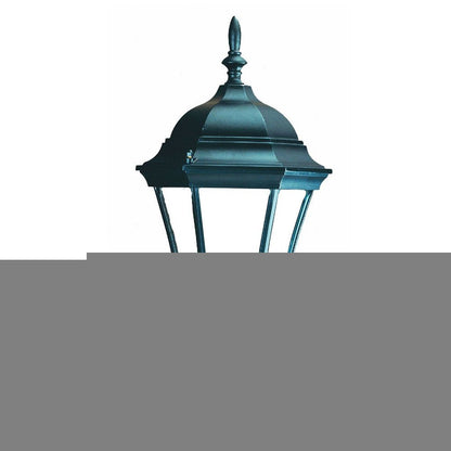 Matte Black Carousel Lantern Wall Light