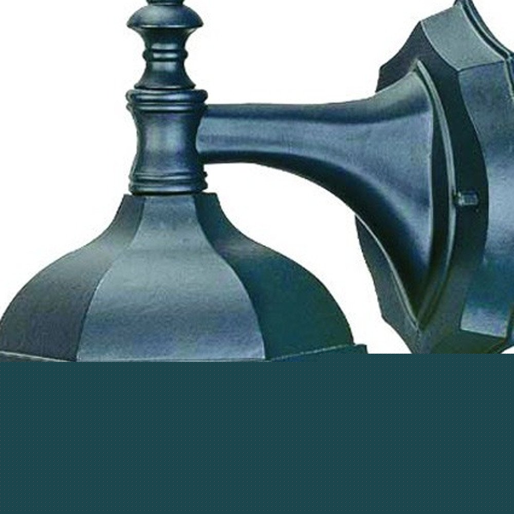 Matte Black Hanging Carousel Lantern Wall Light