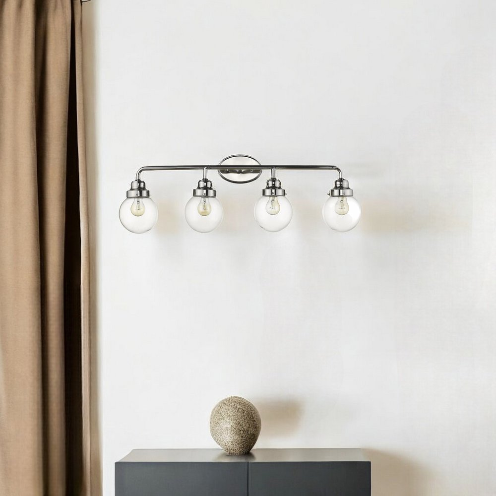 Portsmith 4-Light Polished Nickel Vanity