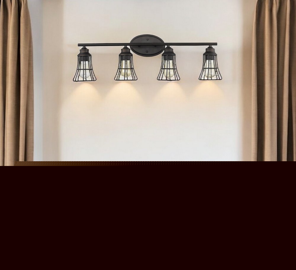 Piers 4-Light Oil-Rubbed Bronze Vanity