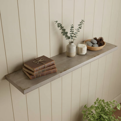 5" Solid Wood Wall Mounted Shelving Unit