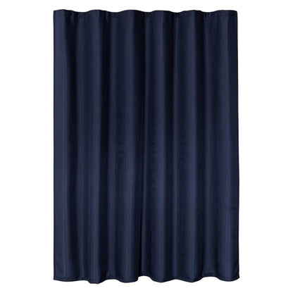 Luxurious Navy Waffle Weave Shower Curtain