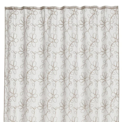 72" Linen Polyester Shower Curtain