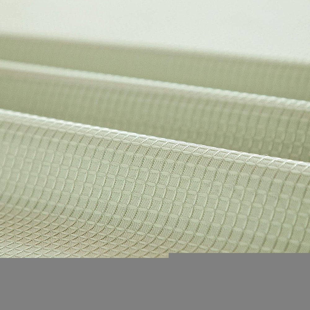 Sage Green Modern Grid Shower Curtain and Liner Set