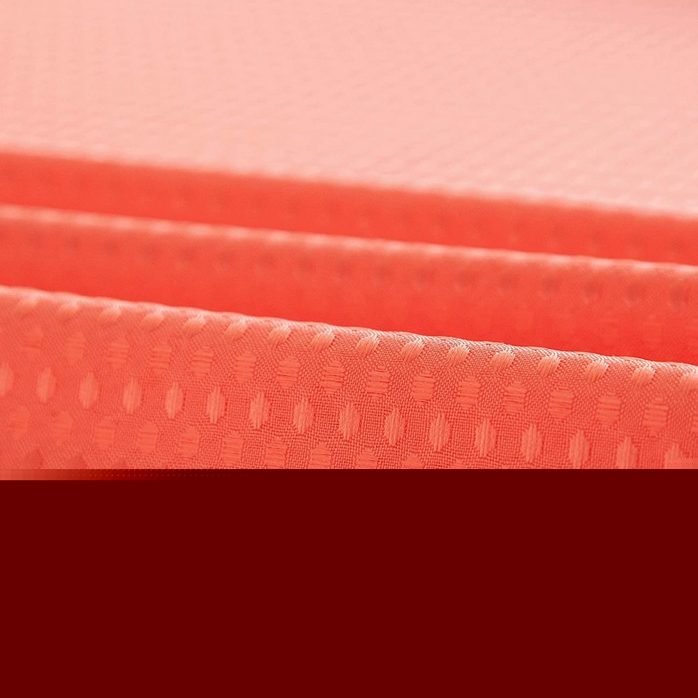 Coral Sheer and Grid Shower Curtain and Liner Set