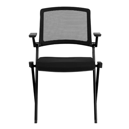 Set of Two Black Mesh Conference Office Chair