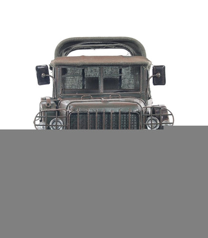 7" Green Metal Hand Painted Model Car