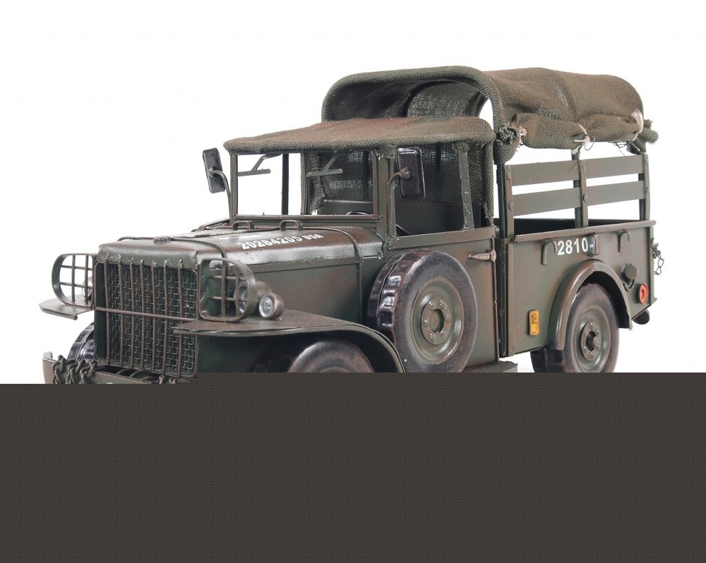 7" Green Metal Hand Painted Model Car