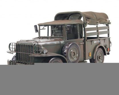 7" Green Metal Hand Painted Model Car