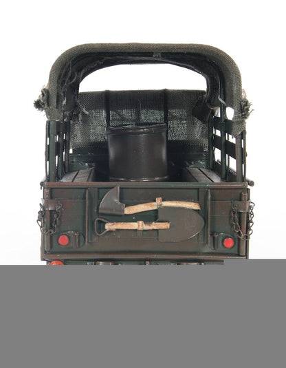 7" Green Metal Hand Painted Model Car
