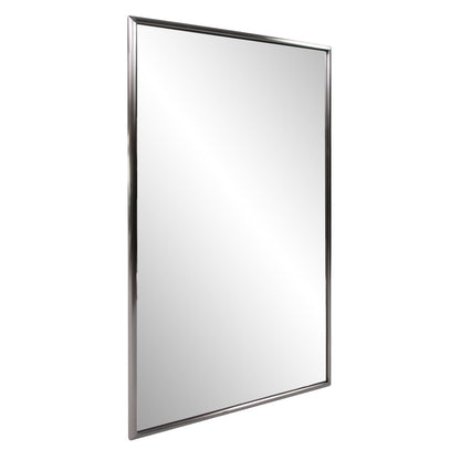 36" Gunmetal Metal Framed Accent Mirror