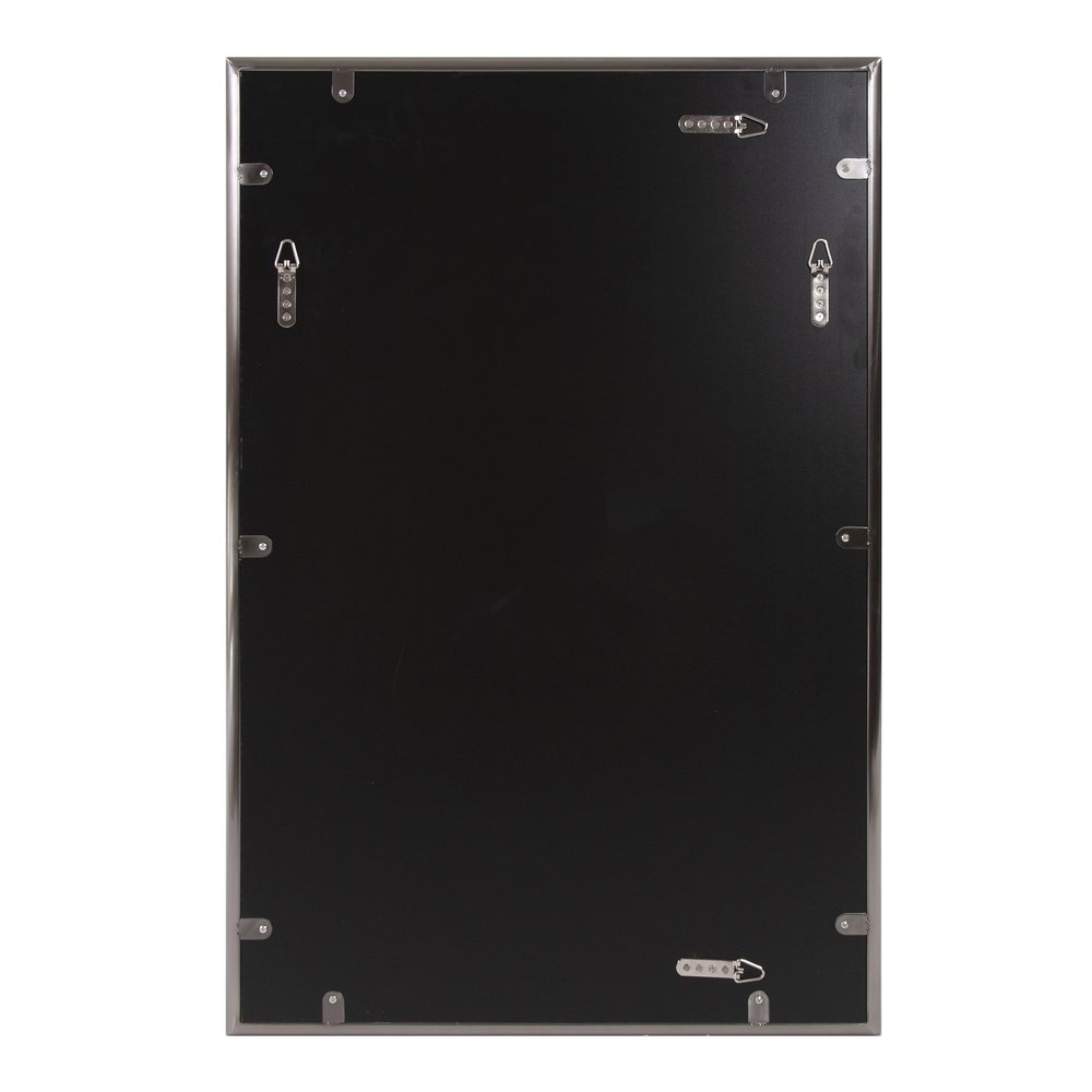 36" Gunmetal Metal Framed Accent Mirror