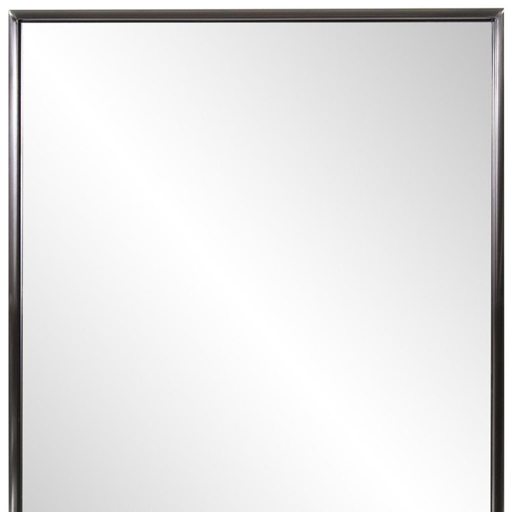 36" Gunmetal Metal Framed Accent Mirror